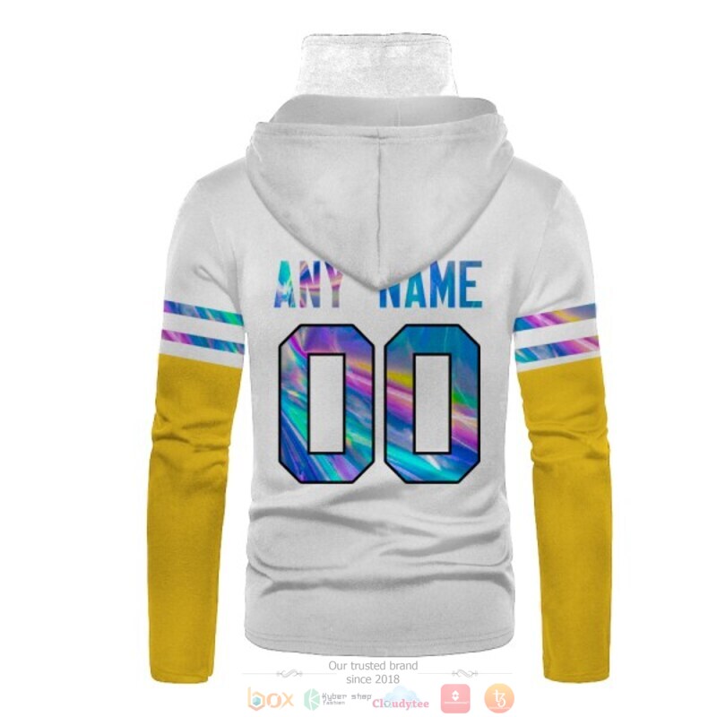 Personalized Nfl Washington Redskins White Yellow Custom 3D Hoodie Mask Personalized Nfl Washington Redskins White Yellow Custom 3D Hoodie Mask