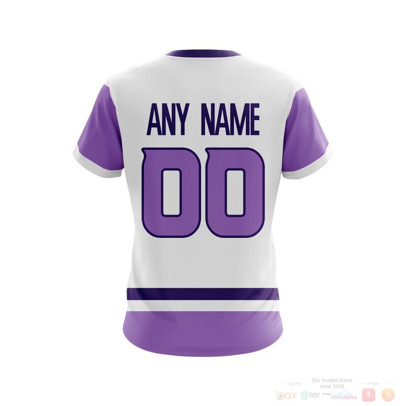 Personalized Nhl Anaheim Ducks Fights Cancer 3D Shirt Personalized Nhl Anaheim Ducks Fights Cancer 3D Shirt