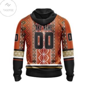 Personalized Nhl Anaheim Ducks Native American Pattern Hoodie