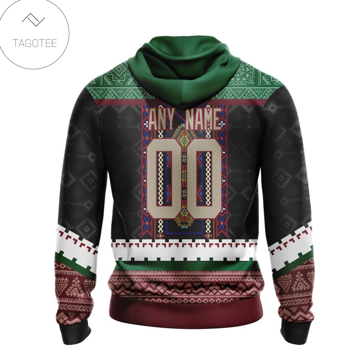 Personalized Nhl Arizona Coyotes Native American Pattern Hoodie Personalized Nhl Arizona Coyotes Native American Pattern Hoodie