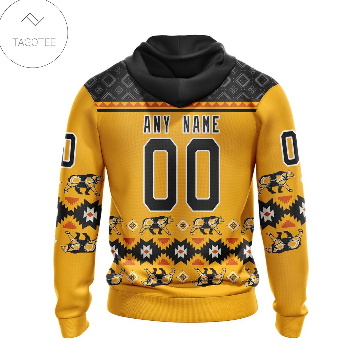 Personalized Nhl Boston Bruins Native American Pattern Hoodie Personalized Nhl Boston Bruins Native American Pattern Hoodie
