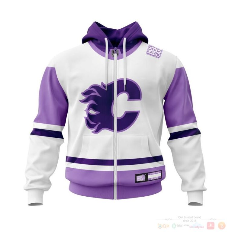 Personalized-Nhl-Calgary-Flames-Fights-Cancer-3D-Shirt-Hoodie-2