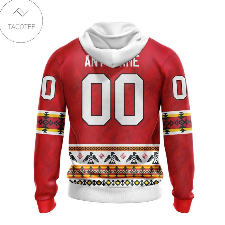 Personalized-Nhl-Chicago-Blackhawks-Native-American-Pattern-Hoodie-2