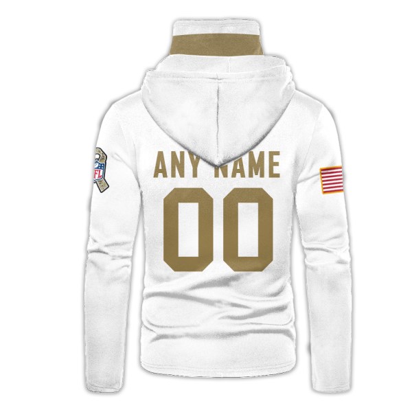 Personalized Nhl Chicago Blackhawks White 3D Hoodie Mask Personalized Nhl Chicago Blackhawks White 3D Hoodie Mask