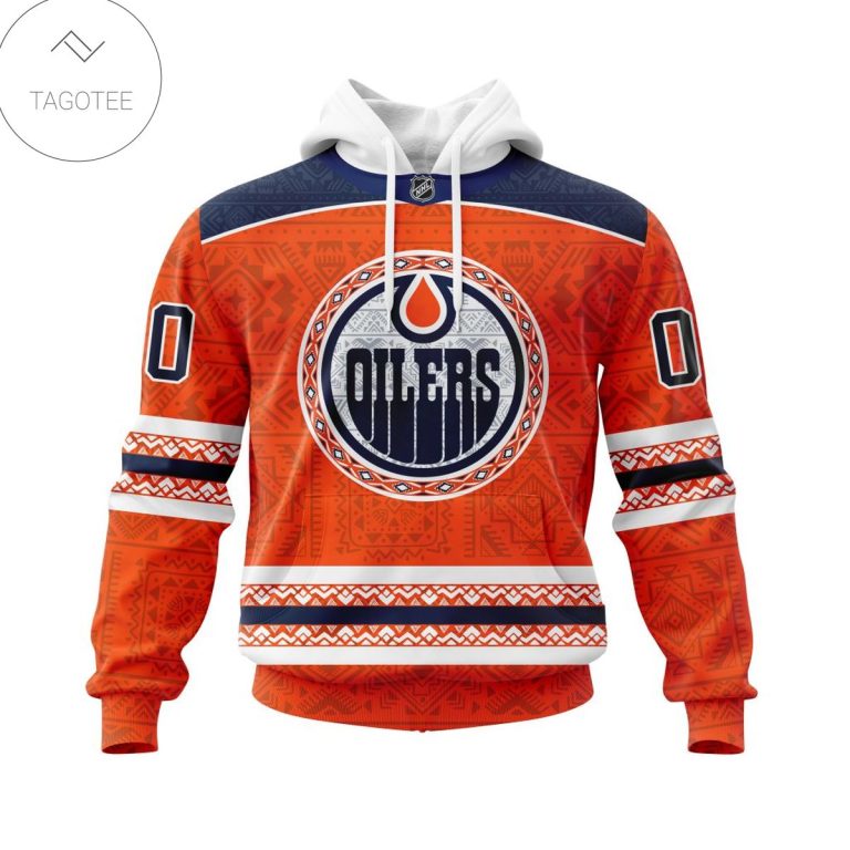 Personalized-Nhl-Edmonton-Oilers-Native-American-Pattern-Hoodie-1