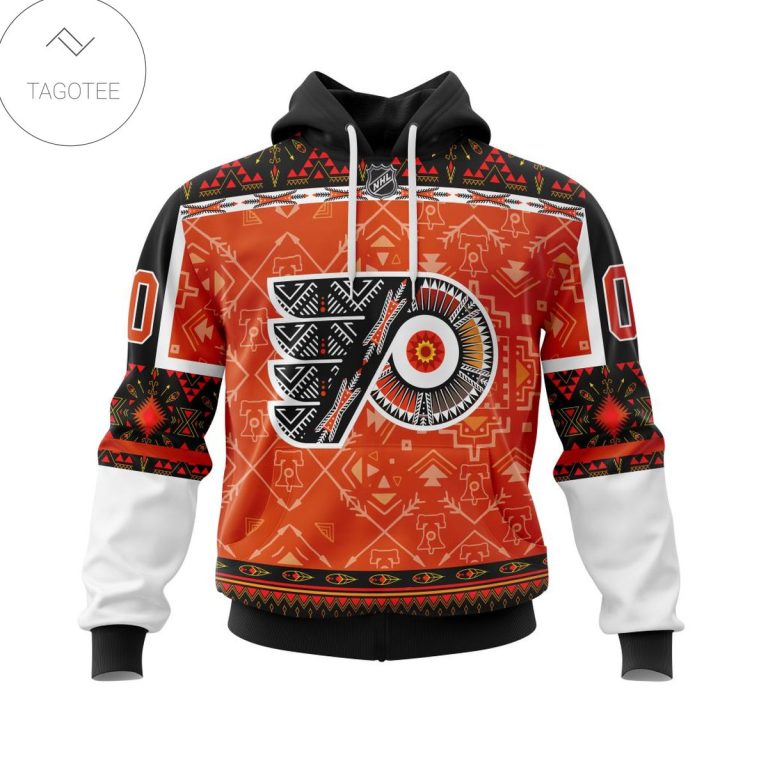 Personalized-Nhl-Philadelphia-Flyers-Native-American-Pattern-Hoodie-1