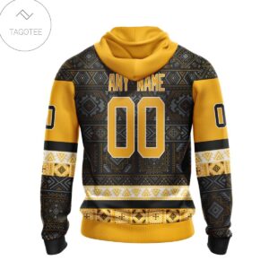 Personalized Nhl Pittsburgh Penguins Native American Pattern Hoodie