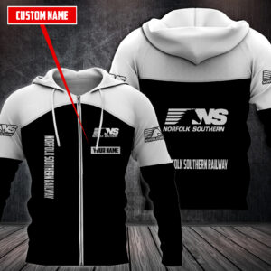 Personalized Norfolk Southern Railway Fleece Hoodie