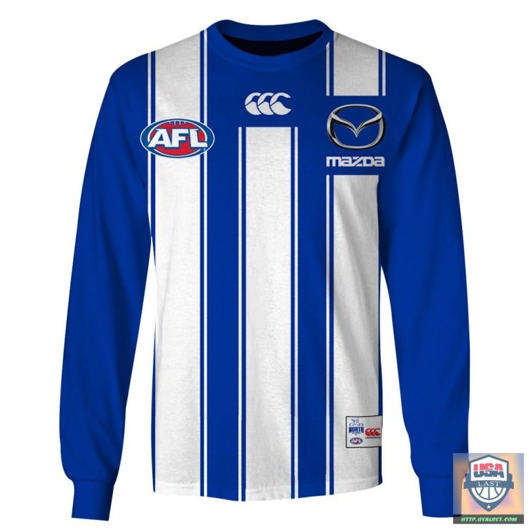 Personalized-North-Melbourne-Kangaroos-Football-Club-Afl-2020-Home-Guernseys-Hoodies-T-Shirt-3