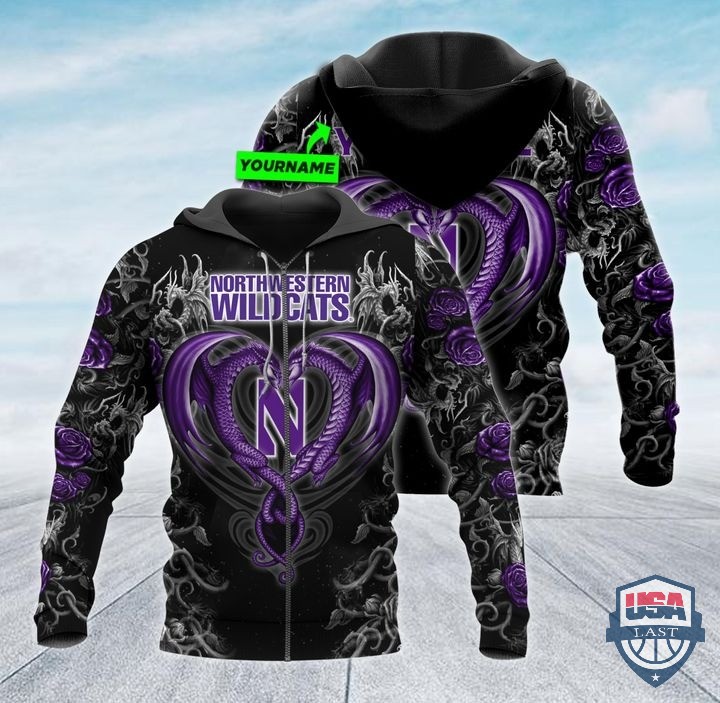 Personalized-Northwestern-Wildcats-Dragon-Ncaa-3D-Hoodie-T-Shirt-2