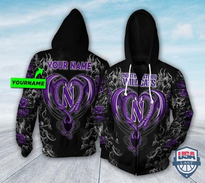 Personalized-Northwestern-Wildcats-Dragon-Ncaa-3D-Hoodie-T-Shirt-3