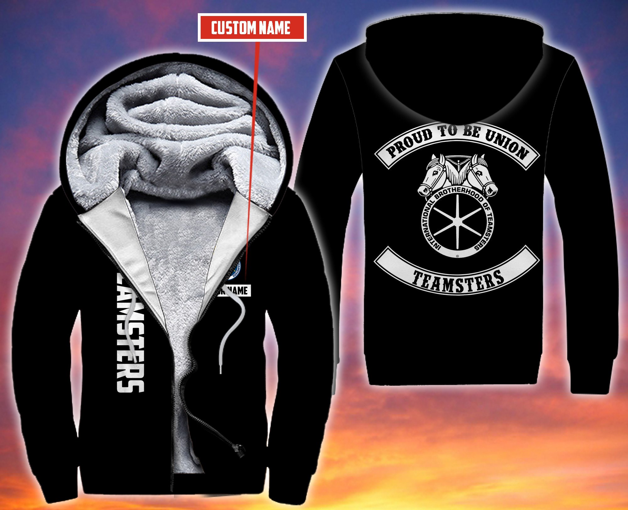 Personalized Nternational Brotherhood Of Teamsters Custom All Over Print 3D Fleece Hoodie Personalized Nternational Brotherhood Of Teamsters Custom All Over Print 3D Fleece Hoodie