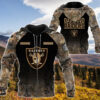 Personalized Oakland Raiders Nfl Hunting Camo Custom 3D Shirt