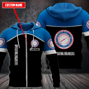 Personalized Operating Engineers Fleece Hoodie