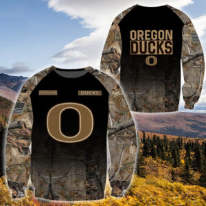 Personalized Oregon Ducks Hunting Camo Custom 3D Shirt