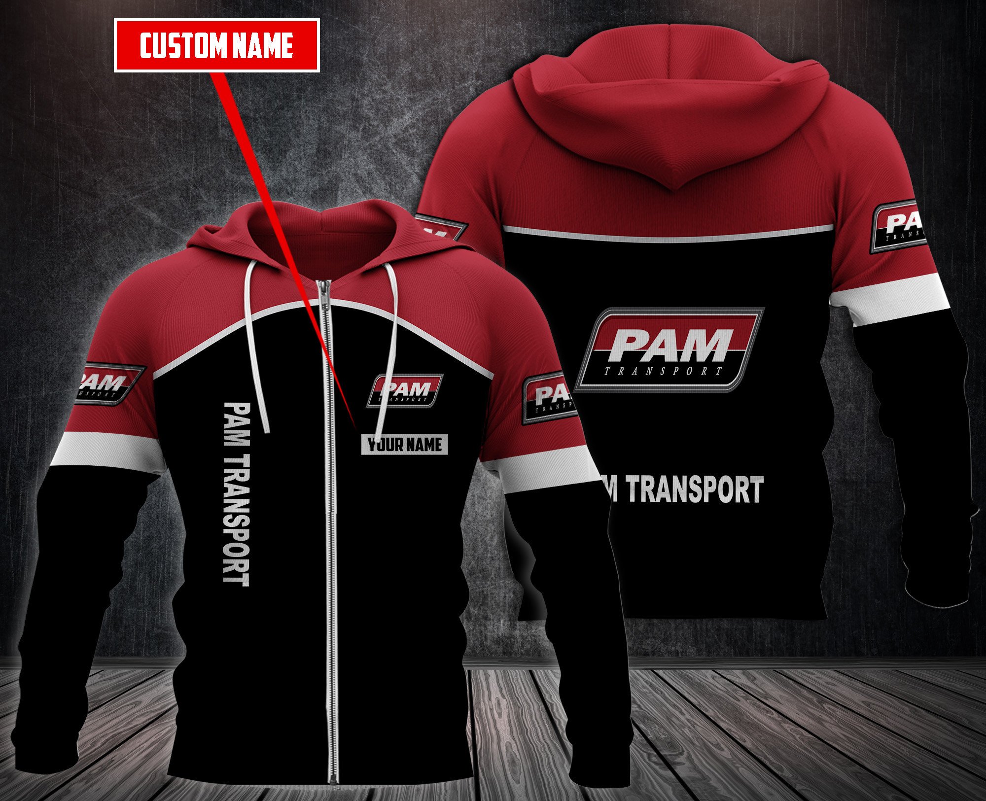 Personalized Pam Transport 3D Hoodie Personalized Pam Transport 3D Hoodie