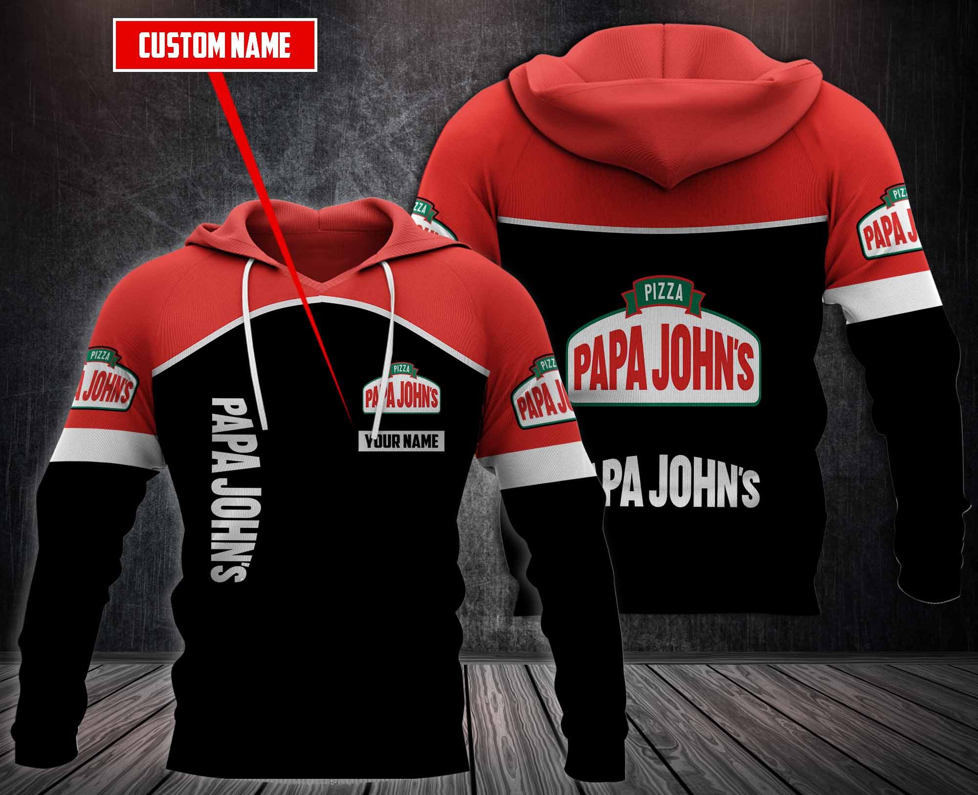 Personalized-Papa-JohnS-Pizza-Custom-3D-Hoodie-Fleece-Hoodie-2
