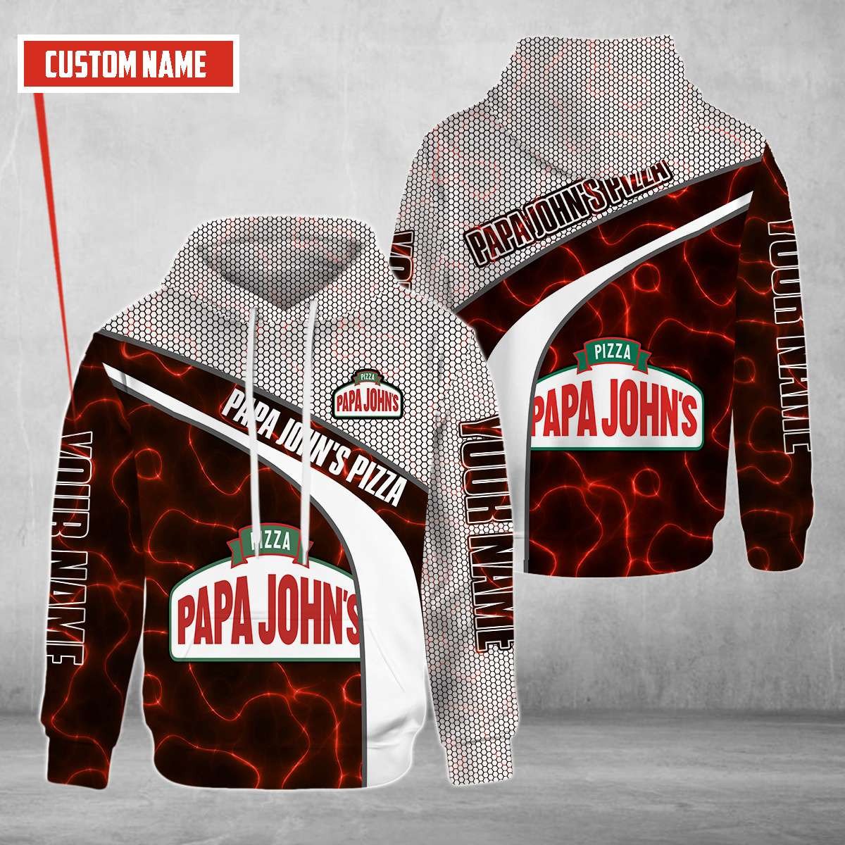 Personalized Papa John’S Pizza Custom All Over Print 3D Hoodie Personalized Papa John’S Pizza Custom All Over Print 3D Hoodie