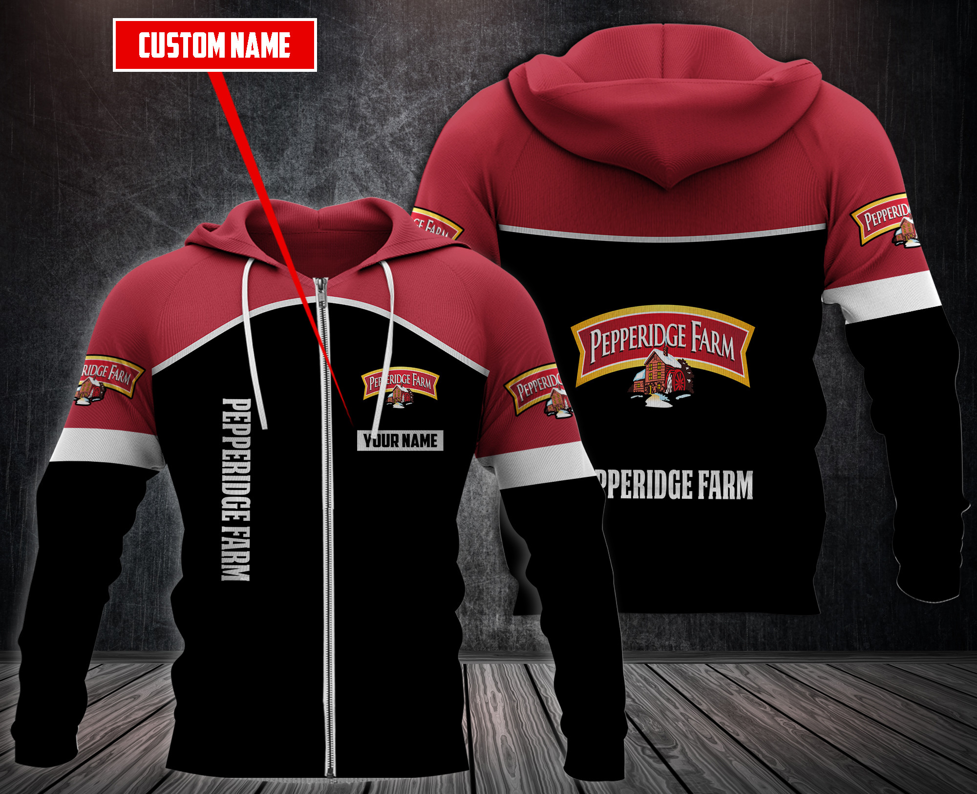 Personalized Pepperidge Farm 3D Fleece Hoodie Personalized Pepperidge Farm 3D Fleece Hoodie