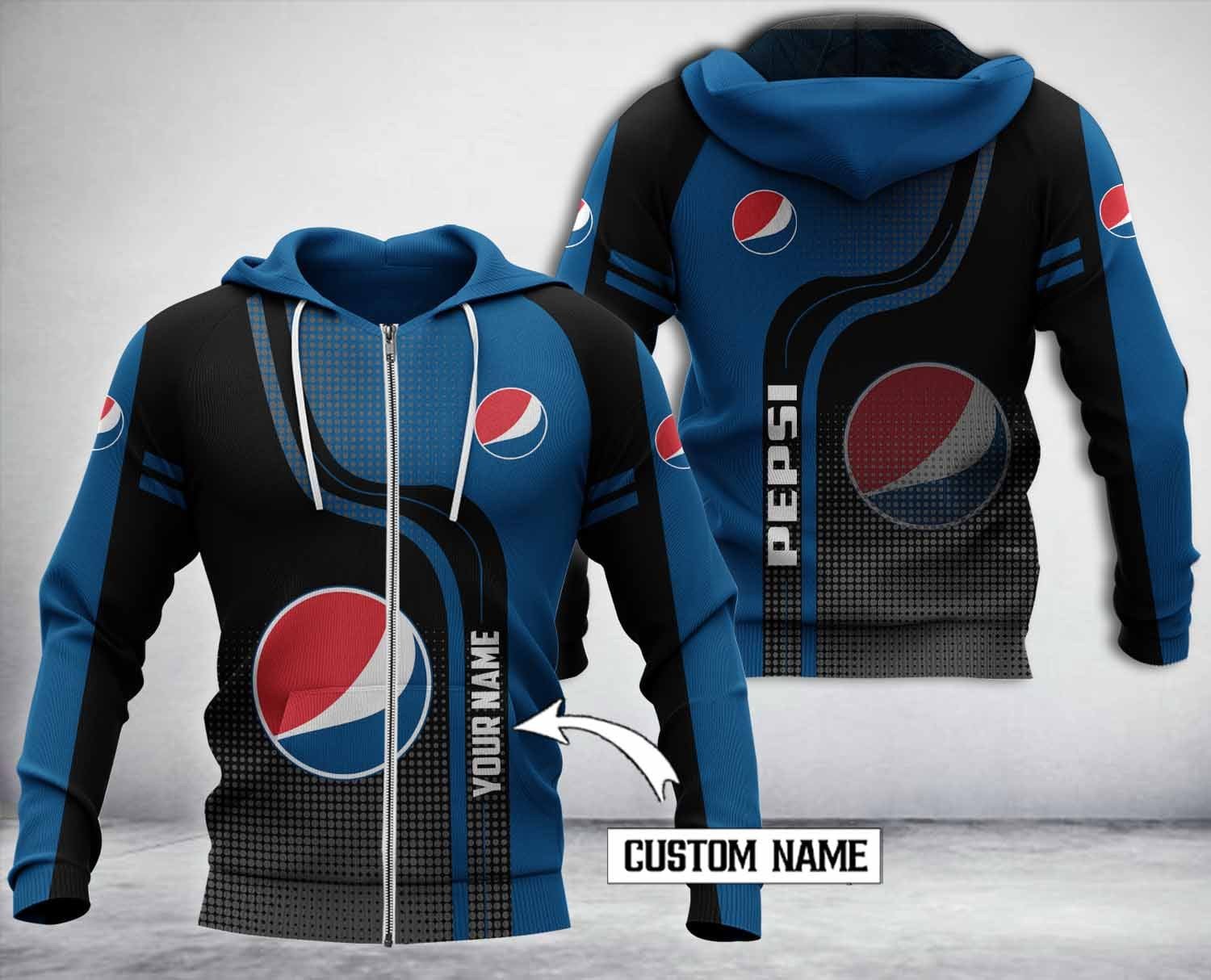 Personalized Pepsi Custom Hoodie Personalized Pepsi Custom Hoodie