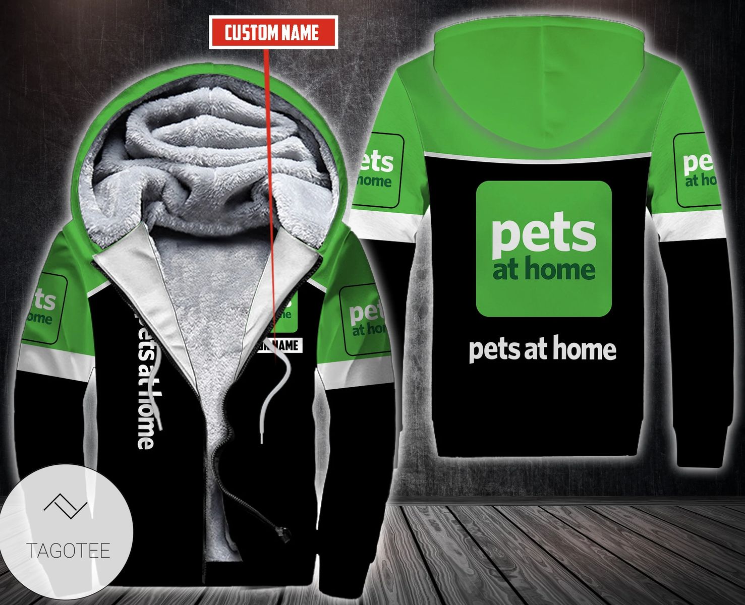 Personalized Pets At Home Fleece Hoodie Personalized Pets At Home Fleece Hoodie