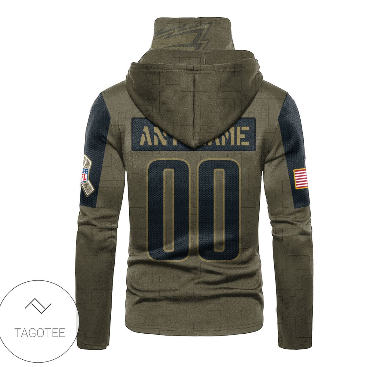Personalized Philadelphia Eagles Team Logo Mask Hoodie Personalized Philadelphia Eagles Team Logo Mask Hoodie