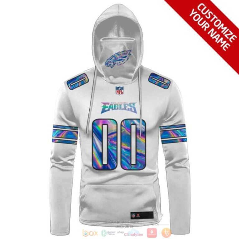 Personalized-Philadelphia-Eagles-White-Hologram-Nfl-Custom-3D-Hoodie-Mask-2