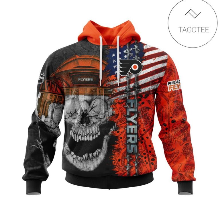 Personalized-Philadelphia-Flyers-Skull-Hoodie-1