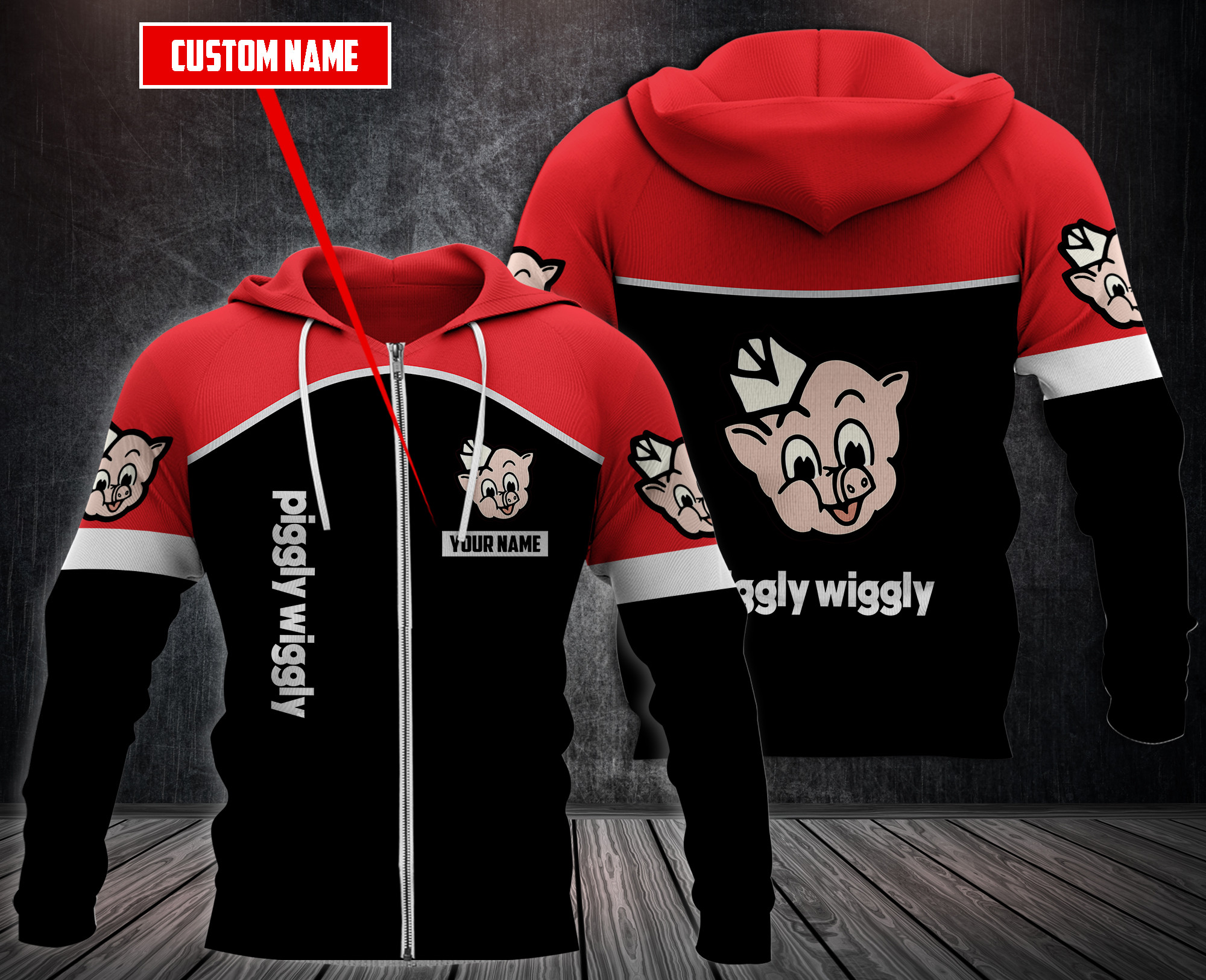 Personalized-Piggly-Wiggly-3D-Fleece-Hoodie-Hoodie-3