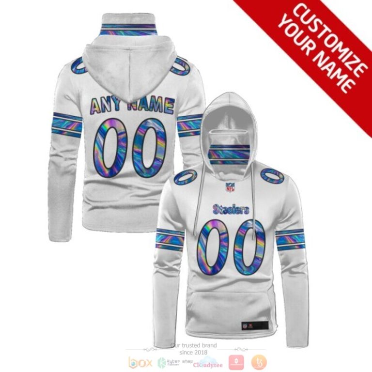 Personalized-Pittsburgh-Steelers-White-Hologram-Nfl-Custom-3D-Hoodie-Mask-1