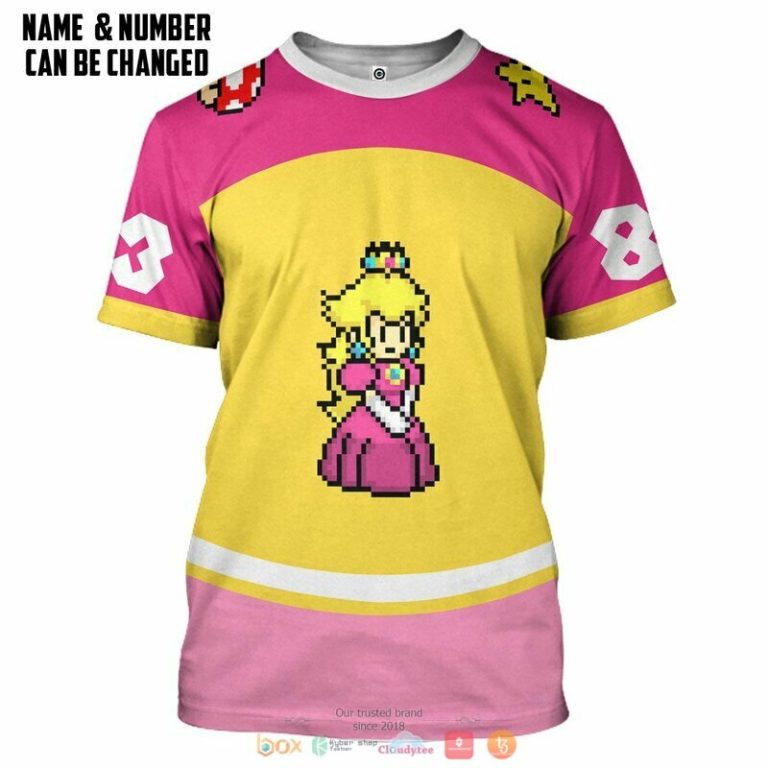 Personalized-Princess-Peach-Sports-3D-Shirt-Hoodie-3