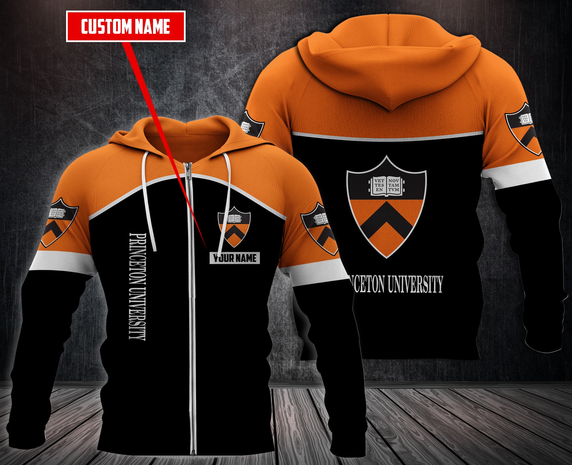 Personalized Princeton University Custom Hoodie Personalized Princeton University Custom Hoodie
