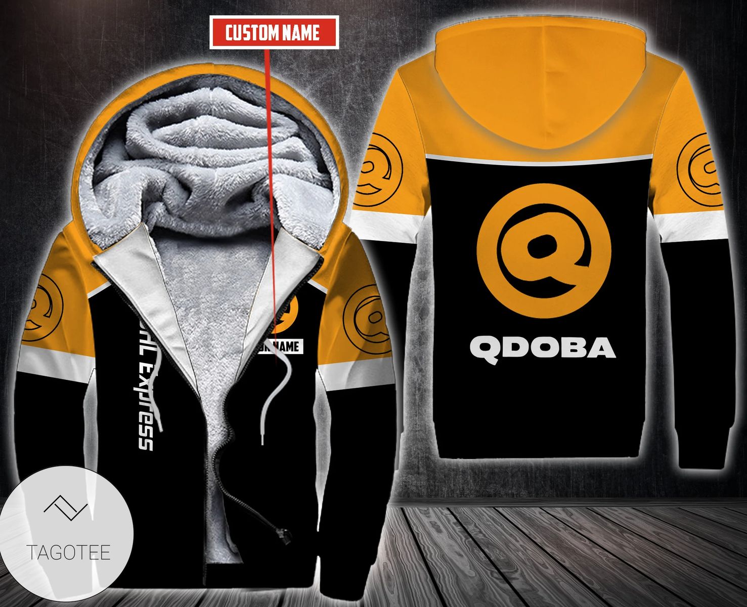 Personalized Qdoba Fleece Hoodie Personalized Qdoba Fleece Hoodie