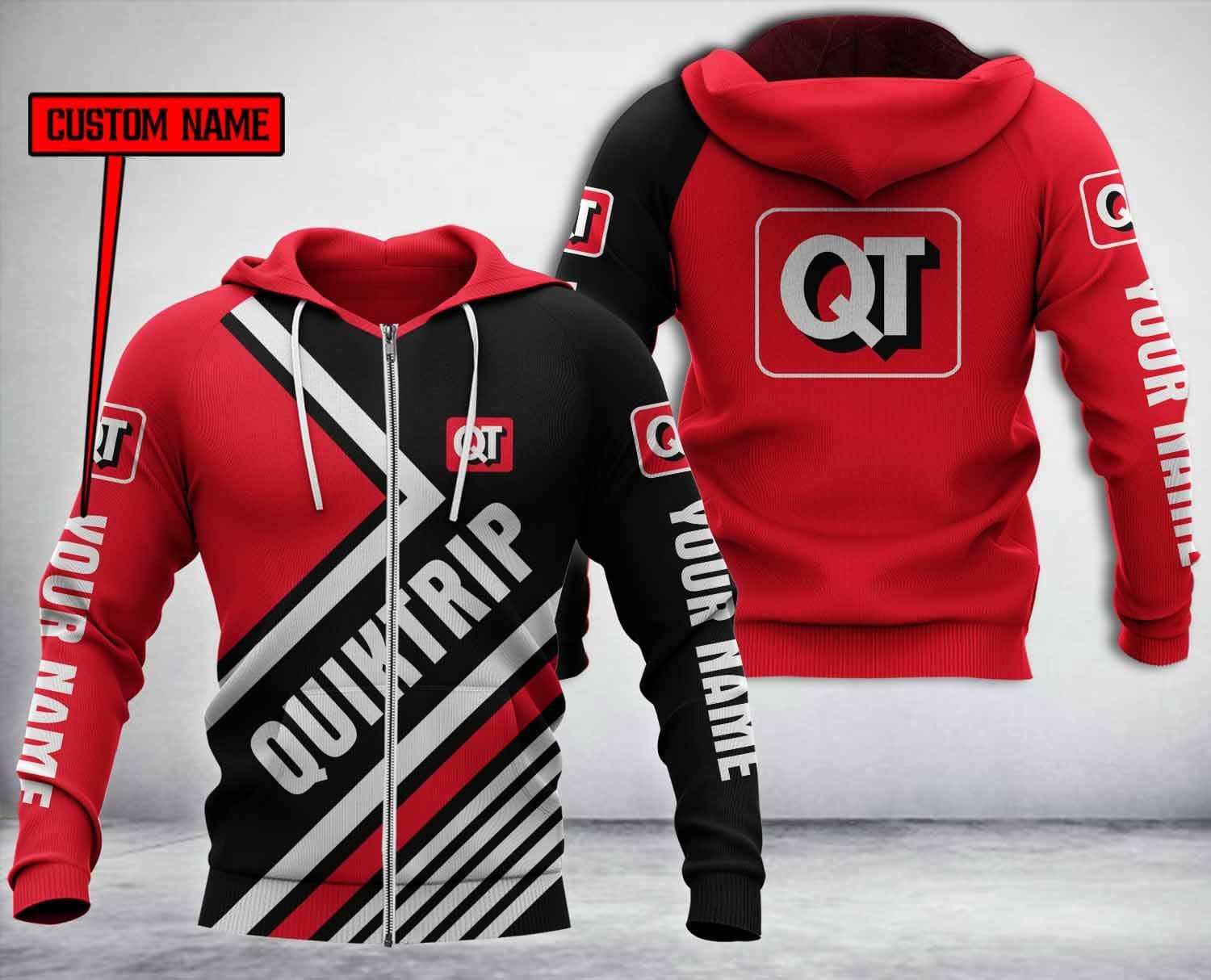 Personalized Quiktrip Ver3 3D Hoodie Personalized Quiktrip Ver3 3D Hoodie