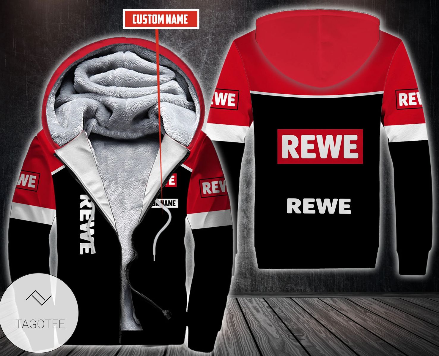 Personalized Rewe Fleece Hoodie Personalized Rewe Fleece Hoodie