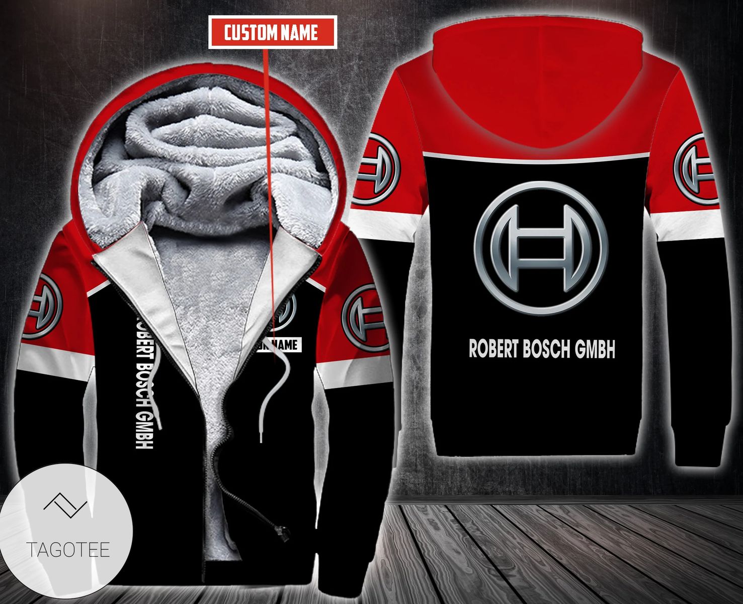 Personalized Robert Bosch Gmbh Fleece Hoodie Personalized Robert Bosch Gmbh Fleece Hoodie