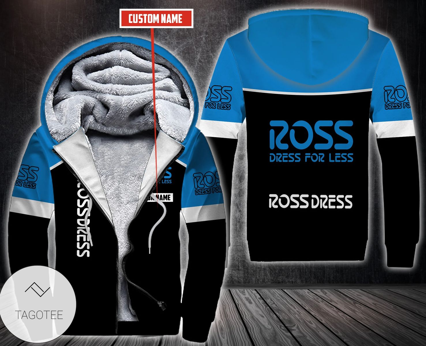 Personalized Ross Dress Fleece Hoodie Personalized Ross Dress Fleece Hoodie