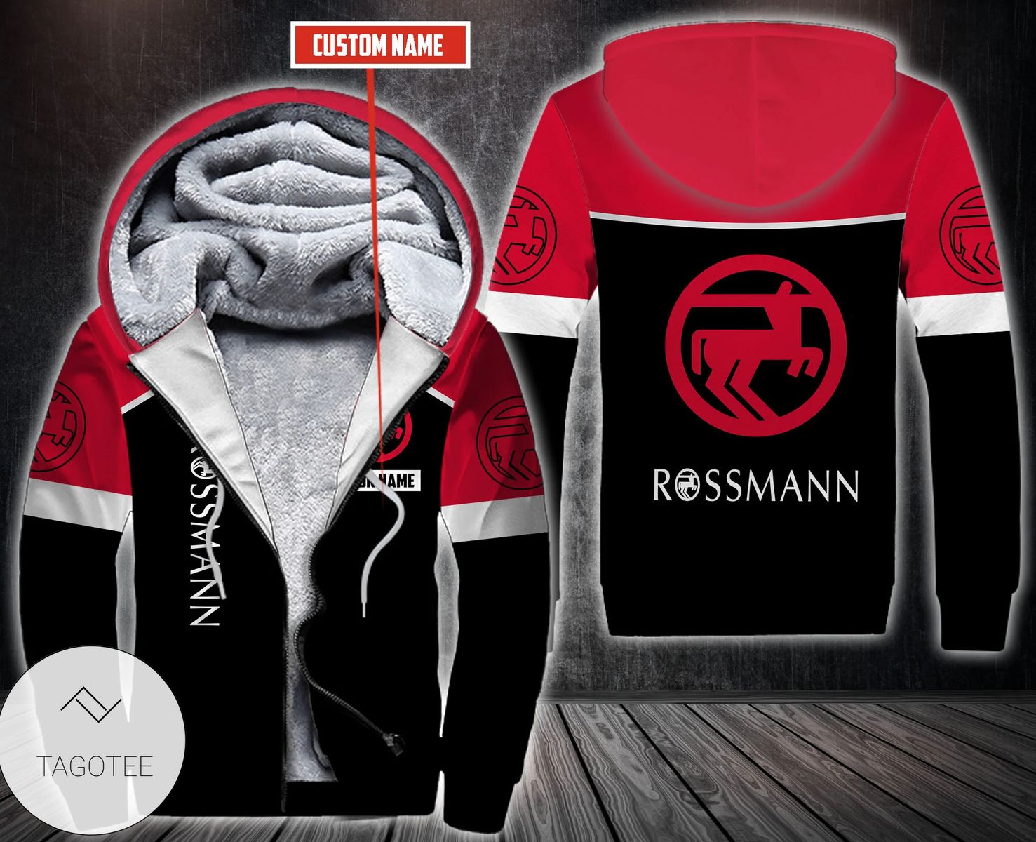 Personalized Rossmann Fleece Hoodie Personalized Rossmann Fleece Hoodie