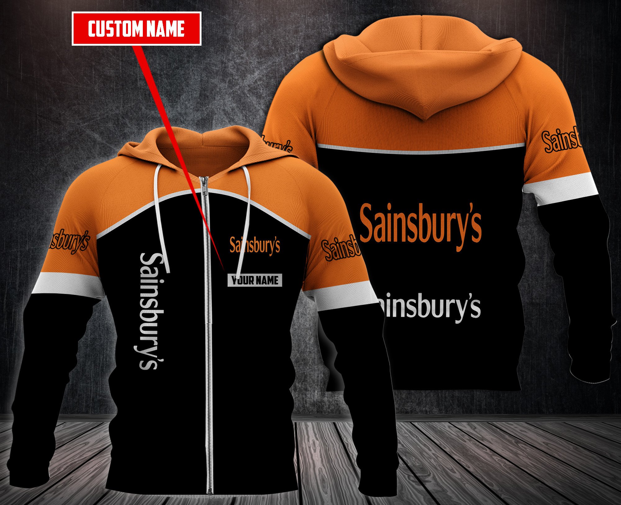Personalized-SainsburyS-3D-Fleece-Hoodie-Hoodie-3