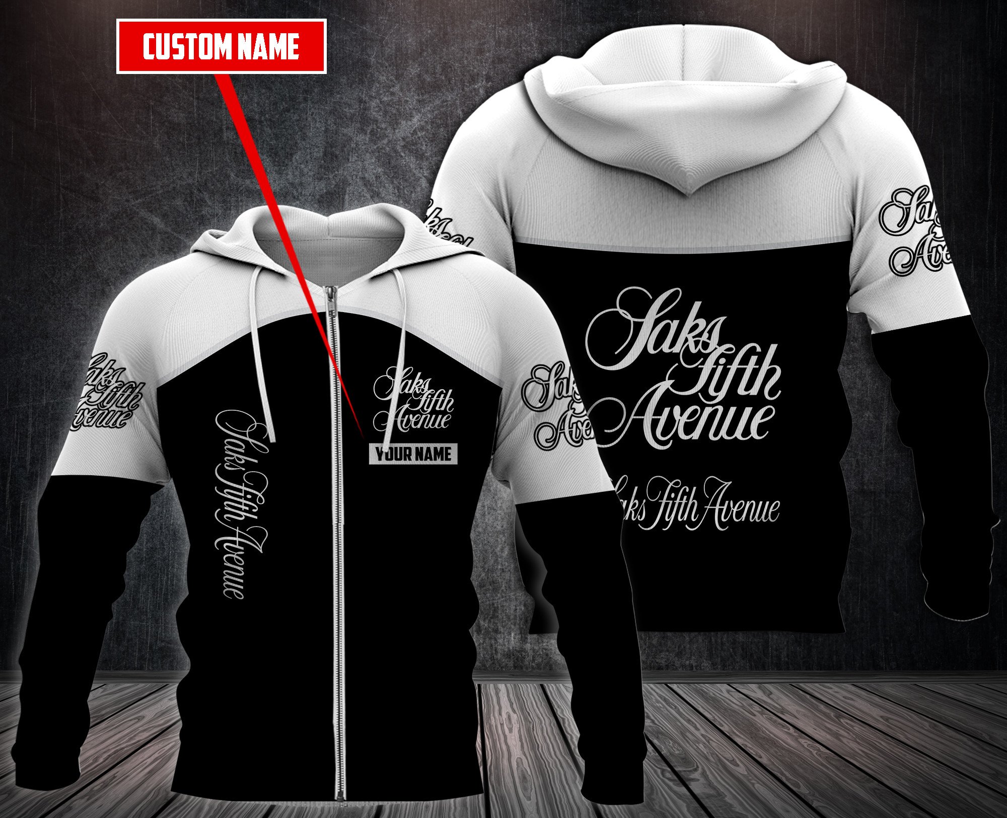 Personalized-Saks-Fifth-Avenue-Custom-Hoodie-Fleece-Hoodie-3