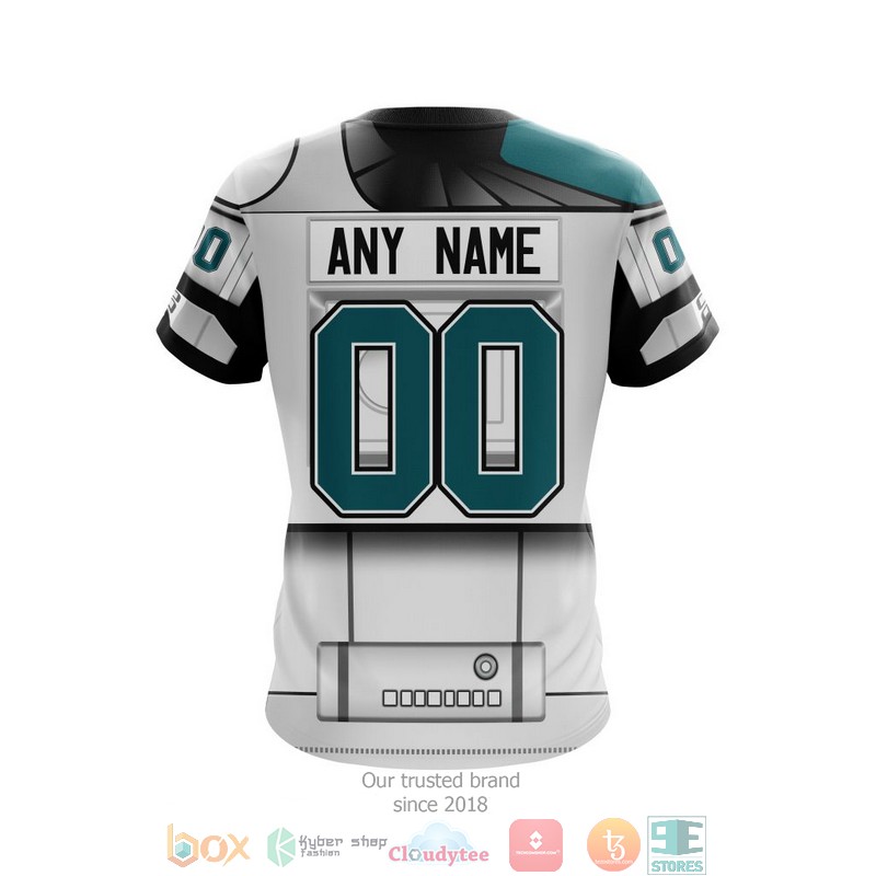 Personalized San Jose Sharks Nhl Star Wars Custom 3D Shirt Personalized San Jose Sharks Nhl Star Wars Custom 3D Shirt