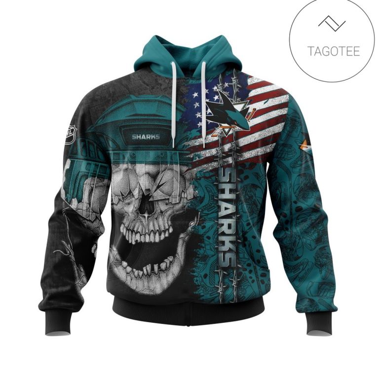 Personalized-San-Jose-Sharks-Skull-Hoodie-1