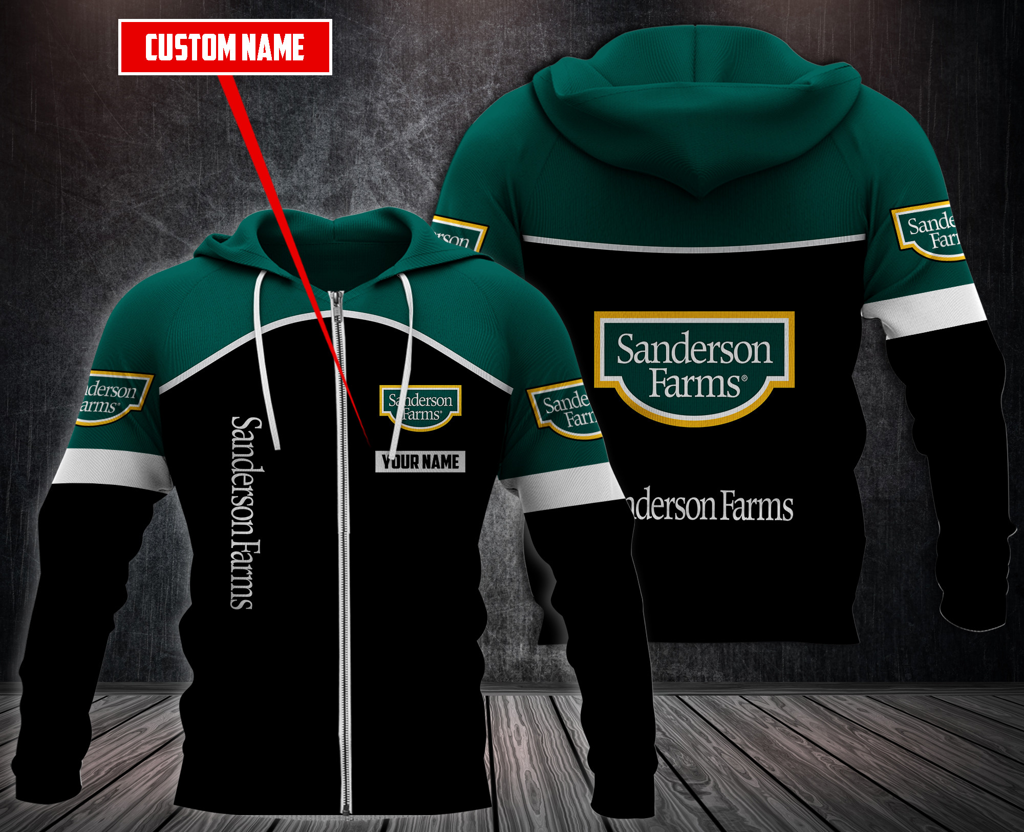 Personalized-Sanderson-Farms-Chicken-3D-Fleece-Hoodie-Hoodie-3