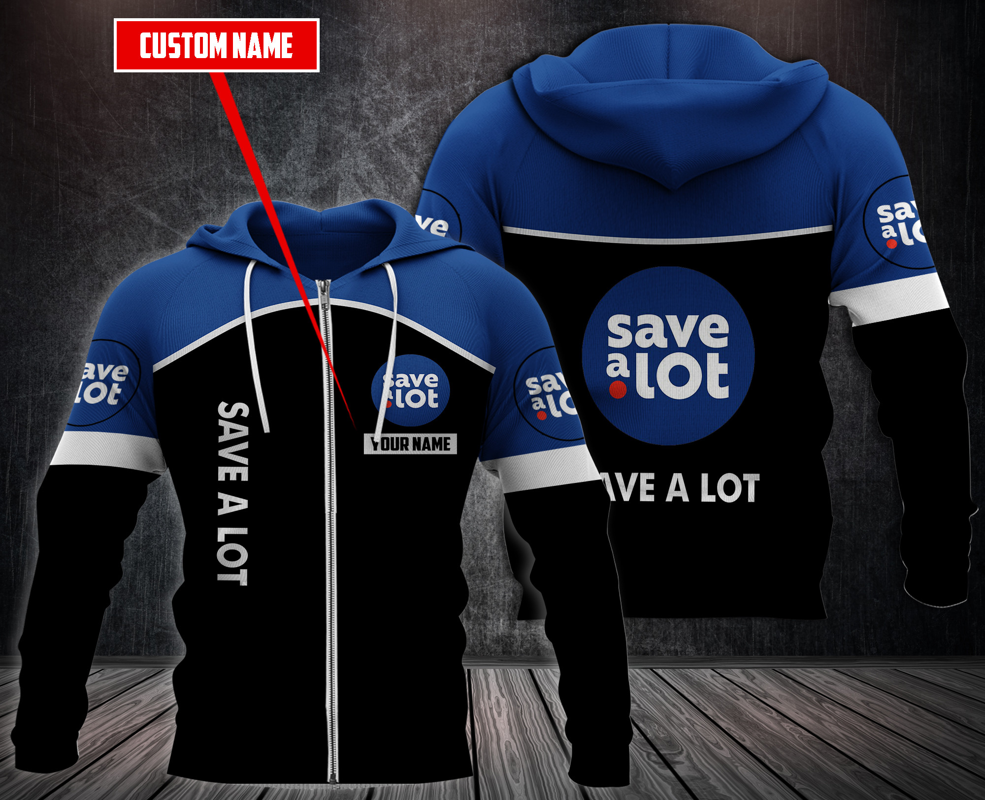 Personalized Save A Lot 3D Fleece Hoodie Personalized Save A Lot 3D Fleece Hoodie