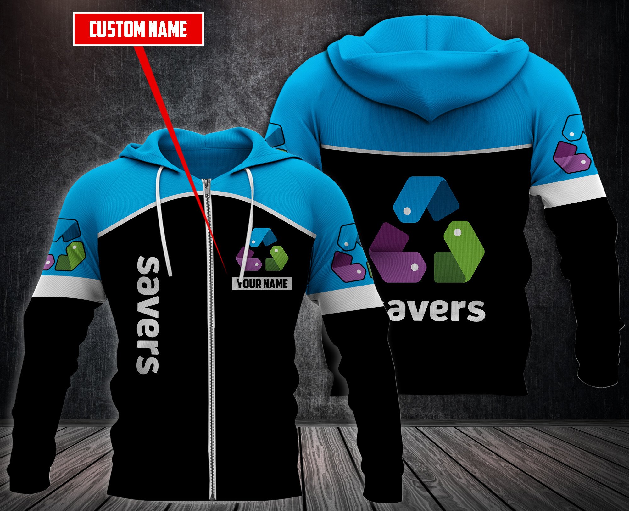 Personalized Savers 3D Hoodie Personalized Savers 3D Hoodie