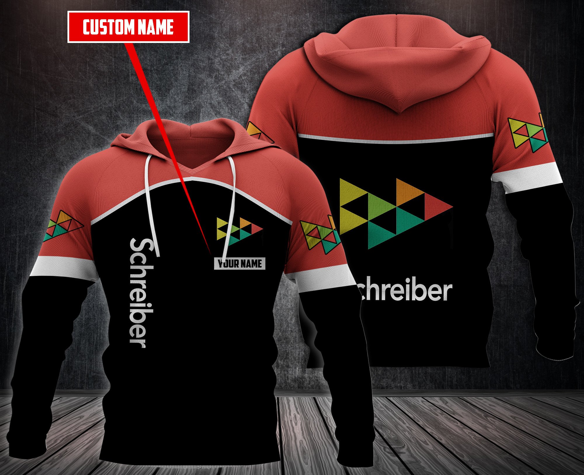 Personalized-Schreiber-Foods-Fleece-Hoodie-2