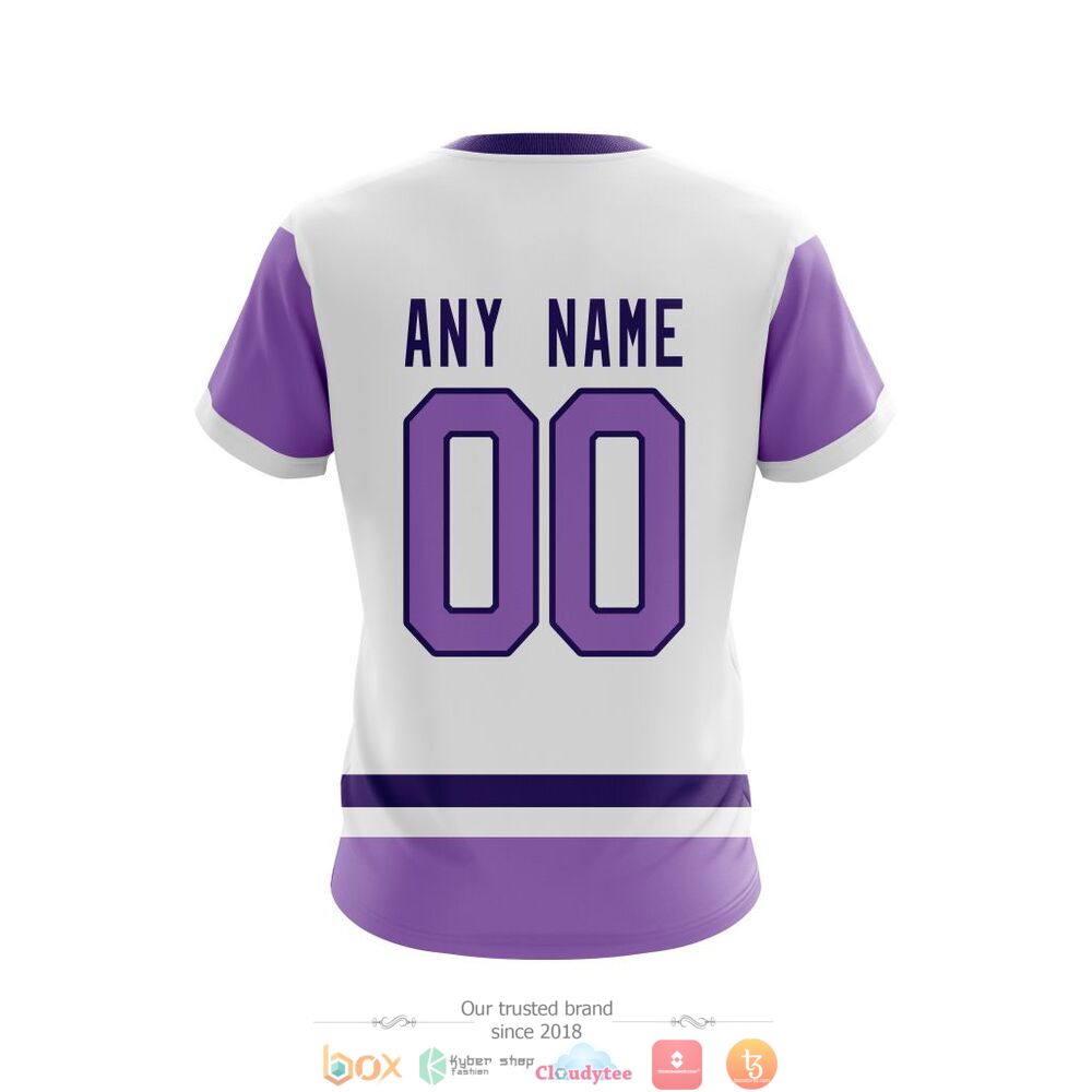 Personalized Seattle Kraken Nhl Hockey Fight Cancer Custom 3D Shirt Personalized Seattle Kraken Nhl Hockey Fight Cancer Custom 3D Shirt