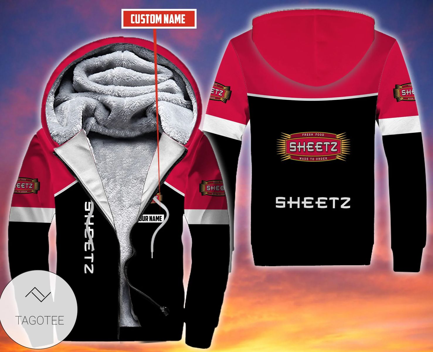 Personalized Sheetz Fleece Hoodie Personalized Sheetz Fleece Hoodie