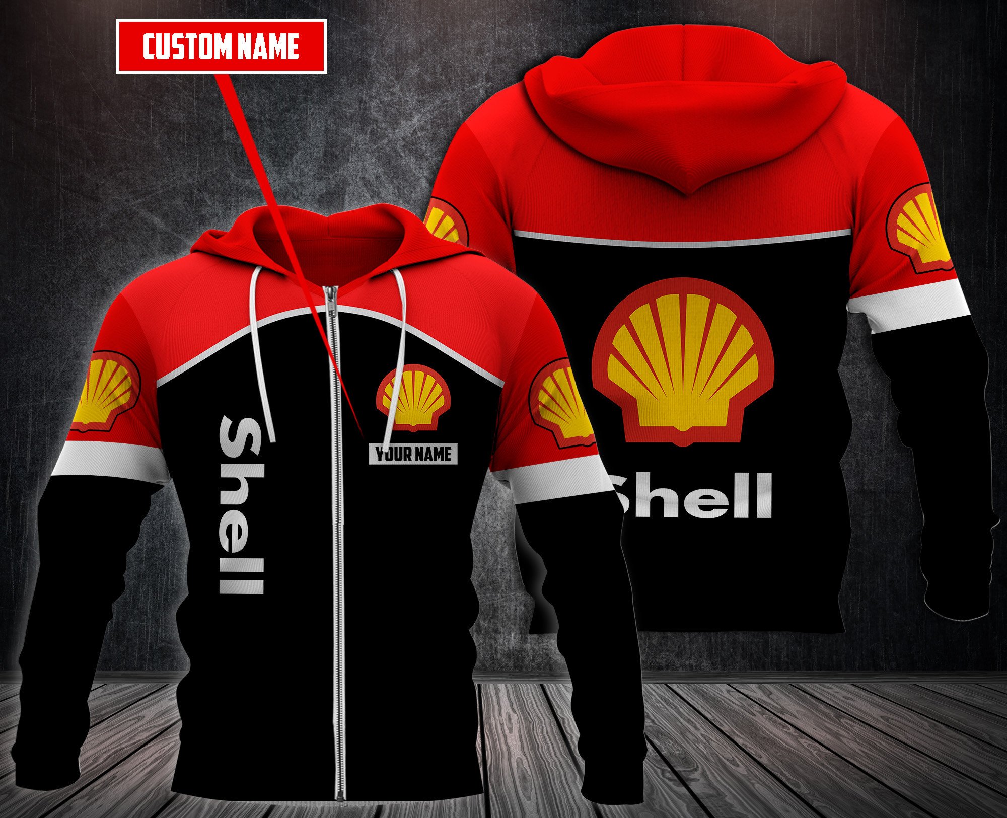 Personalized Shell 3D Hoodie Personalized Shell 3D Hoodie