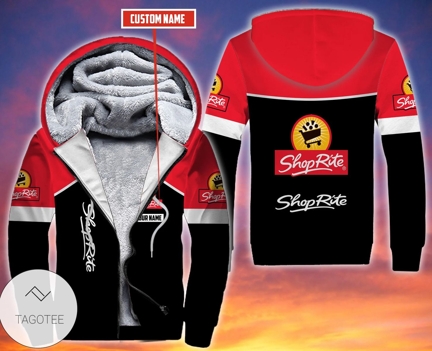 Personalized Shoprite Fleece Hoodie Personalized Shoprite Fleece Hoodie